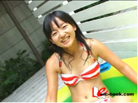 彩奈の日焼け跡 西永彩奈